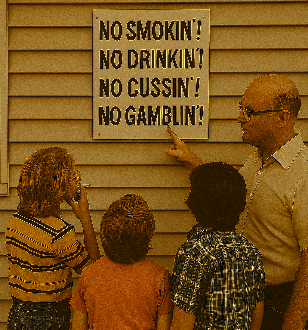 The Morning Walk: No Smokin’, No Cussin’, No Drinkin’, No&nbsp;Gamblin’